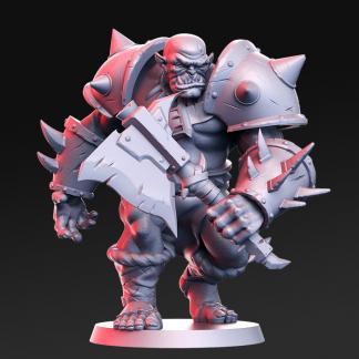 Tabletop Figur Ork Orktar 3D Druckservice