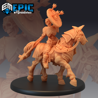Tabletop Figur Skeleton Cavalry v2