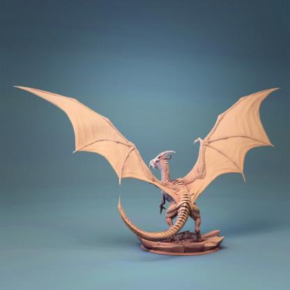 Tabletop Figur Ancient White Dragon von Lord of the Print
